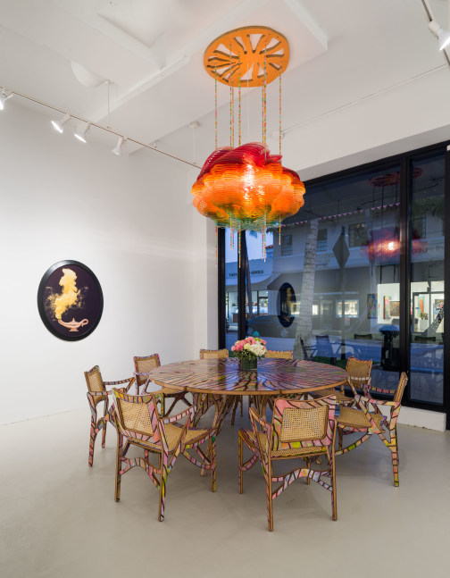 Installation view, Sarah Charlesworth & Jorge Pardo, March 12 – April 9, 2022, 243A Worth Ave, Palm Beach