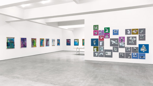 Installation view, Kelley Walker, February 22 – March 29, 2014