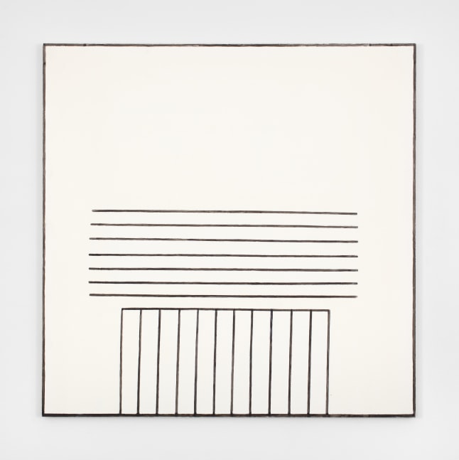 Dan Walsh Outlook, 1994 acrylic on canvas 60 x 60 in. (152.4 x 152.4 cm)