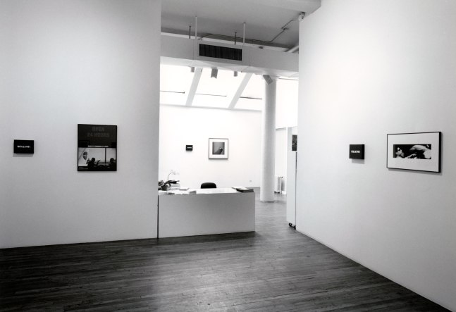 Installation view, Pictures of the Real World (In Real Time), Paula Cooper Gallery, 155 Wooster Street, New York, February 11 - March 12, 1994. Photo: Geoffrey Clements.