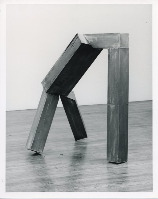 Joel Shapiro &quot;Untitled&quot; 1987 Bronze 48 3/8&quot; x 51&quot; x 34 1/4&quot;