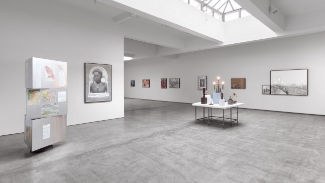 Installation view, Sam Durant, September 12 – October 18, 2014
