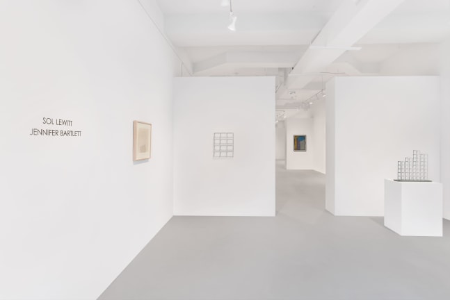 Installation view, Sol LeWitt, Cubic Forms, January 16 – February 7, 2021