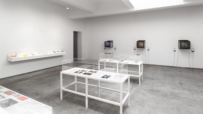 Installation view, Two Moon July: Film and Video from The Kitchen’s Archive, January 15 – February 12, 2014