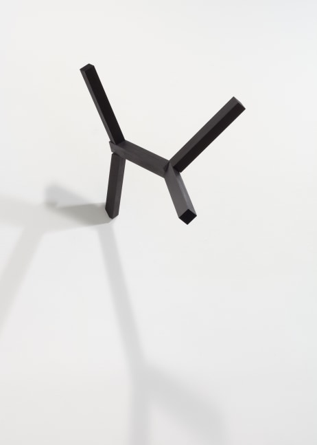 Joel Shapiro untitled, 2013 wood and casein 27 1/8 x 21 x 32 1/4 in. (68.9 x 53.3 x 81.9 cm)