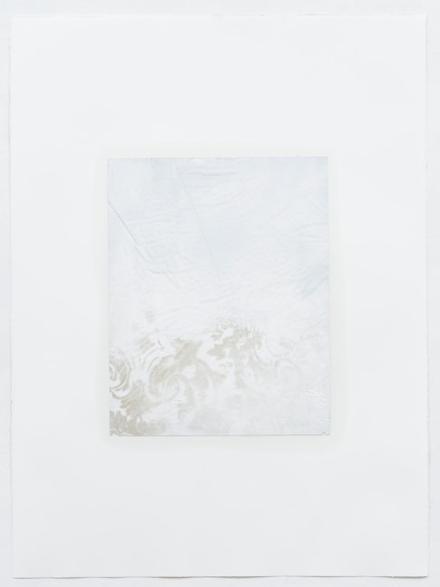 Rudolf Stingel "Untitled" 2007 Oil and enamel on Rives BFK paper 30 x 22 1/4 in.