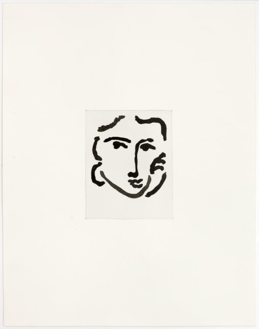 Sherrie Levine, Untitled (after Henri Matisse), 1985, pencil, watercolor and wash on paper
