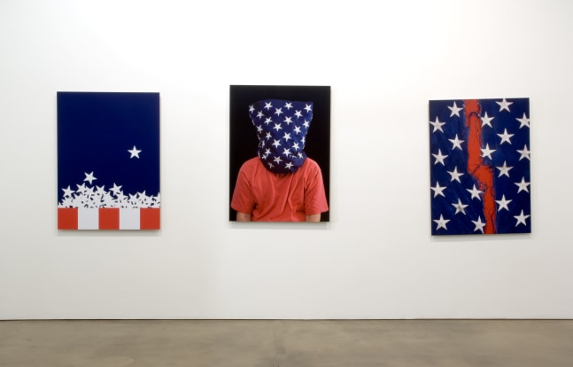 Installation view, State of the Union, Paula Cooper Galler, 534 W 21 Street, New York. November 5 - December 23, 2005. © Hans Haacke / Artists Rights Society (ARS), New York / VG Bild-Kunst, Bonn. Courtesy the artist and Paula Cooper Gallery, New York.