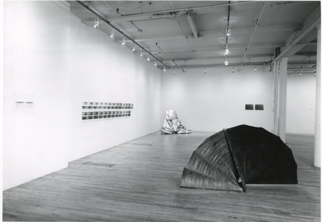 Installation view, Group Exhibition, Paula Cooper Gallery, 155 Wooster Street, New York, December 13 1975 - January 14 1976. Photo: Geoffrey Clements.