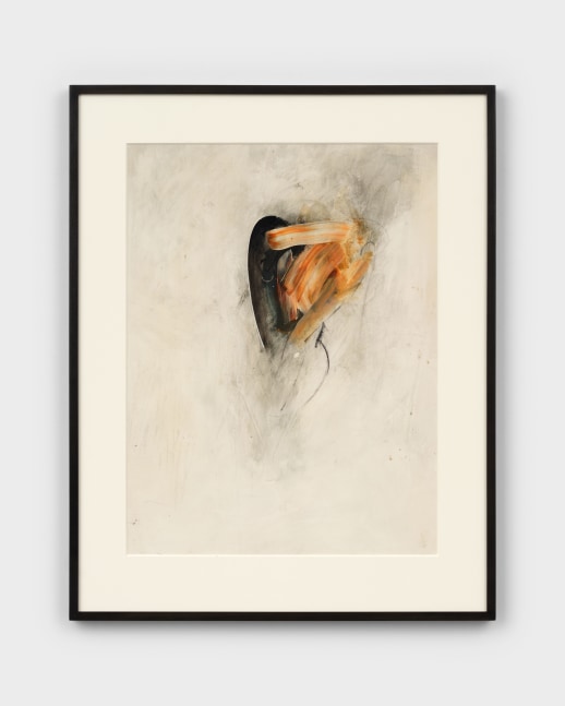 Jay DeFeo, Untitled (Eternal Triangle series), 1980, acrylic on paper, 28 5/8 x 21 1/2 in. (72.7 x 54.6 cm)