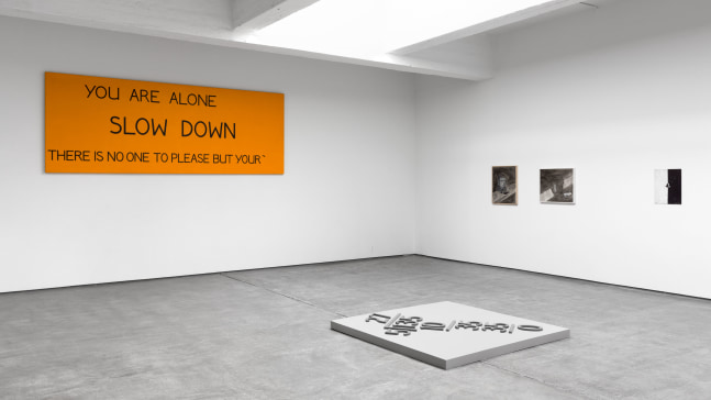 Installation view, Jonathan Borofsky, January 27 – February 13, 2016