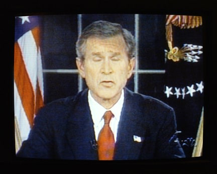 Hans Haacke "Commander in Chief" 2005 Digital c-print 17 x 21 3/8 in.