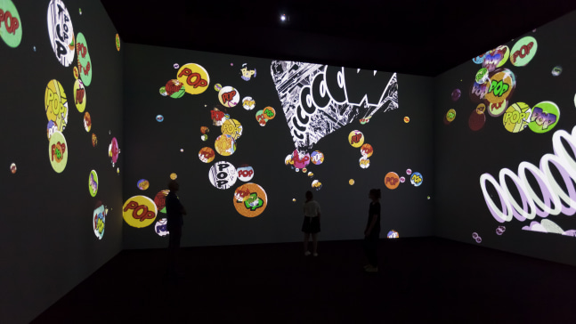 Installation view, Christian Marclay, Surround Sounds, September 10 – October 17, 2015