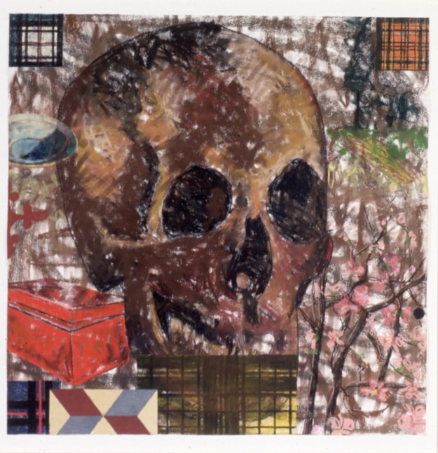 Jennifer Bartlett &quot;Elements 6: Earth&quot; 1990 Pastel on paper 31 1/2&quot; x 31 1/2&quot;