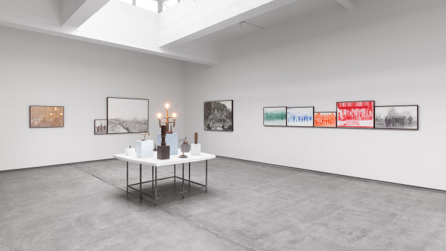 Installation view, Sam Durant, September 12 – October 18, 2014