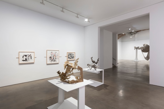 Installation view, Mark di Suvero, January 6 – February 3, 2018