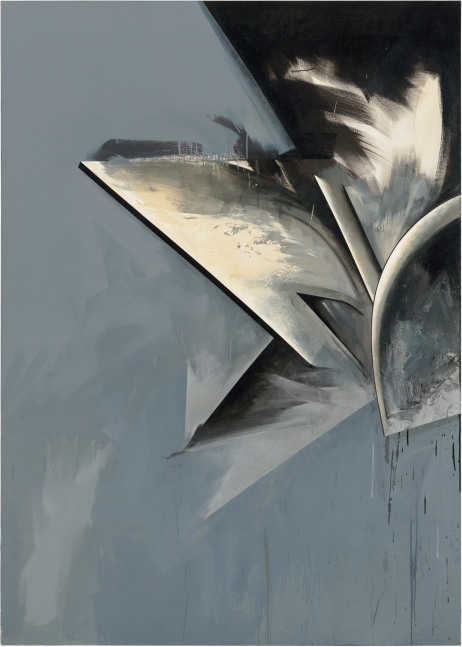 Jay DeFeo, Hawk Moon No. 1, 1983-85, oil on canvas, 84 x 60 inches (213.4 x 152.4 cm). © 2025 The Jay DeFeo Foundation/Artists Rights Society (ARS), New York. Photography: Ben Blackwell.