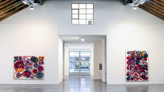 Installation view, Paintings and Drawings, 1980 - 2002, Paula Cooper Gallery, 534 W 21st Street, New York. © Kanayama Akira and Tanaka Atsuko Association.
