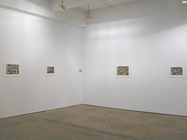 Installation view, Michael Hurson, Paula Cooper Gallery, 521 W 21st Street, New York. September 3 - October 12, 2002. © Debra H. Georhe. Courtesy Paula Cooper Gallery. New York.