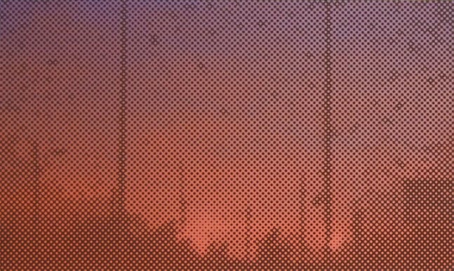 Wayne Gonzales "Debris II" 2006 Acrylic on canvas 36 x 60 in.