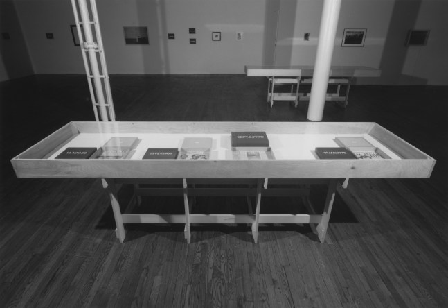 Installation view, Pictures of the Real World (In Real Time), Paula Cooper Gallery, 155 Wooster Street, New York, February 11 - March 12, 1994. Photo: Geoffrey Clements.
