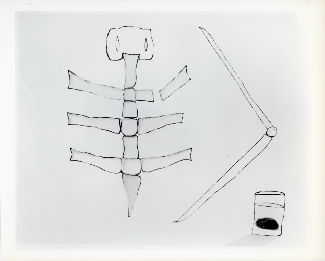 Peter Campus &quot;a small thing&quot; 1989 computer drawing on photographic paper 20&quot; x 24&quot; edition 1/6