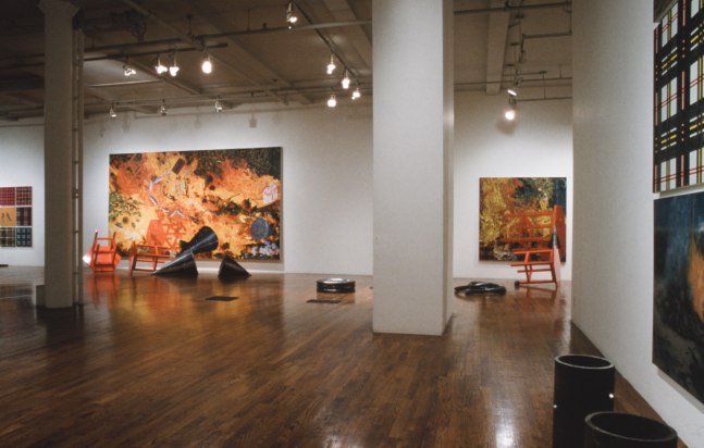 Installation view, Jennifer Bartlett, Paula Cooper Gallery, 155 Wooster Street, New York, January 6 - 31, 1990. © Jennifer Bartlett. Courtesy Paula Cooper Gallery, New York, Marianne Boesky Gallery, New York, and The Jennifer Bartlett 2013 Trust. Photo: Andrew Moore.