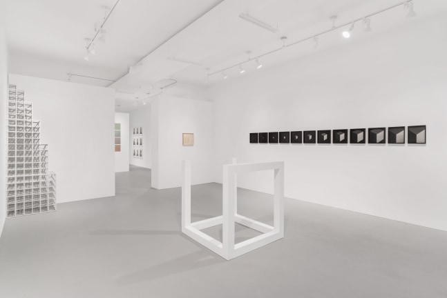 Installation view, Sol LeWitt, Cubic Forms, January 16 – February 7, 2021