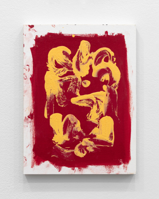 Julian Lethbridge Color Note #1, 2021 pigment stick and oil on canvas 12 x 9 in. (30.5 x 22.9 cm)
