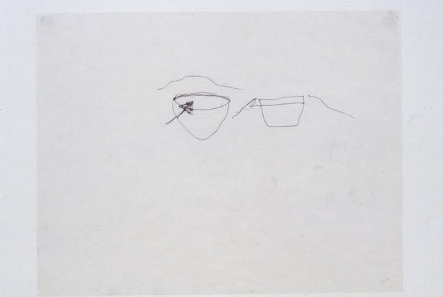 Robert Grosvenor "Untitled" 1997 Ink on paper 8 1/2 x 11 in.