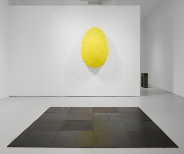 Installation view, Carl Andre, Lynda Benglis, Frank Stella, December 17, 2022 - January 22, 2023, 243A Worth Avenue, Palm Beach