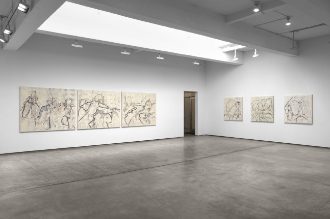Installation view, Beatrice Caracciolo: The Parable of the Blind, Paula Cooper Gallery, New York, February 17 – March 23, 2024. © Beatrice Caracciolo. Courtesy Paula Cooper Gallery, New York. Photo: Steven Probert
