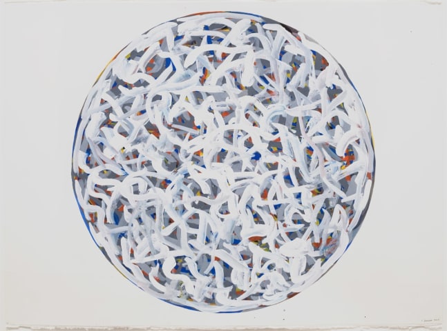Sol LeWitt "Circle" 1993 Gouache on paper 22 1/2 x 29 7/8 in.