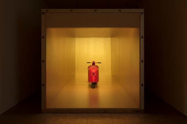 Installation view, Céleste Boursier-Mougenot, Liz Glynn, Robert Grosvenor, Justin Matherly, Paul Pfeiffer, April 4 – May 4, 2019