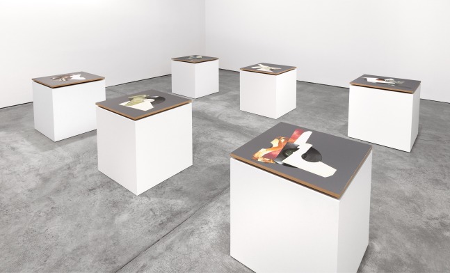 Installation view, Kelley Walker, February 22 – March 29, 2014