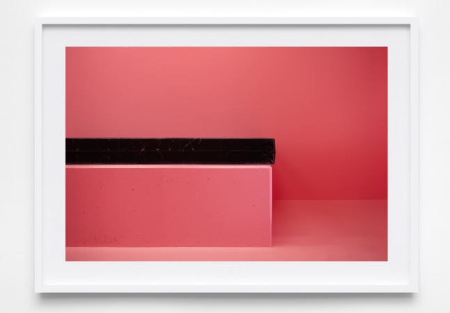 Carey Young Solitary Confinement Cell, Prison, Basel, Switzerland, 2023 digital C-type color photograph frame: 36 5/8 x 50 3/4 x 1 3/4 in. (93 x 128.9 x 4.4 cm)