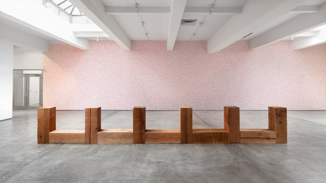 Installation view, Carl Andre, Dan Flavin, Sol LeWitt, January 10 – March 7, 2015