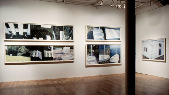 Installation view, Jennifer Bartlett, Paula Cooper Gallery, 155 Wooster Street, New York, February 21 - March 21, 1987. © Jennifer Bartlett. Courtesy Paula Cooper Gallery, New York, Marianne Boesky Gallery, New York, and The Jennifer Bartlett 2013 Trust. Photo: D. James Dee.