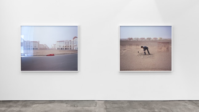 Installation view, Sophie Calle, Hans Haacke, Robert Grosvenor, Robert Gober, Christian Marclay, Carey Young, Photographs, March 26 – April 23, 2016