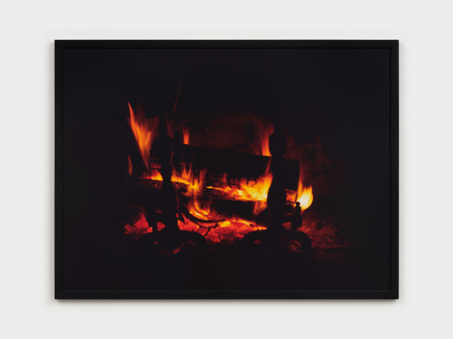 Sarah Charlesworth Fire, 2002 cibachrome print with lacquered wood frame 31 x 41 in. (78.7 x 104.1 cm) Edition 4 of 8, + 2 APs