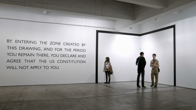 Installation view, Consideration, Paula Cooper Gallery, 521 W 21st Street, New York. November 16 - 19, 2005. © Carey Young. Courtesy Paula Cooper Gallery, New York.