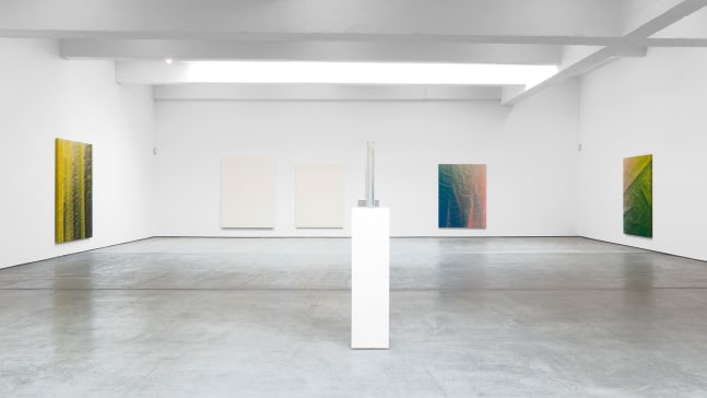 Installation view, Tauba Auerbach, Float, May 5 – June 9, 2012