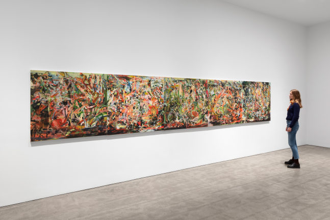 Installation view, Cecily Brown, October 15 – November 21, 2020