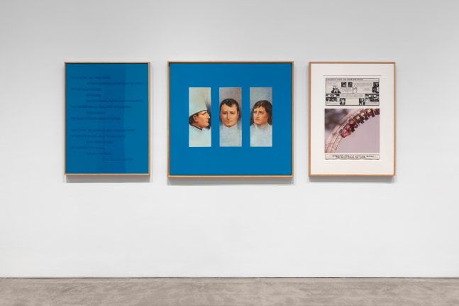 Installation view,&amp;nbsp;Sarah Charlesworth, Douglas Huebler, Donald Judd, Walid Raad, Veronica Ryan,&amp;nbsp;August 6 &amp;ndash; 28, 2020