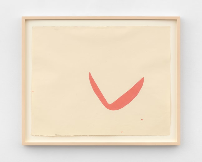 Joel Shapiro untitled, circa 1979 gouache on paper paper: 18 1/8 x 23 1/8 in. (46 x 58.7 cm) frame: 21 1/4 x 26 1/4 x 1 1/2 in. (54 x 66.7 x 3.8 cm)