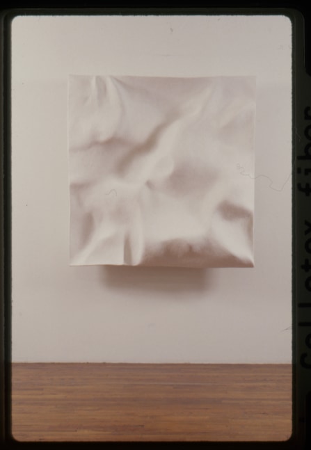 Jonathan Borofsky &quot;String of Consciousness (Organic Square)&quot; 1993 Steel, Cellotex fiber, string 60&quot; x 60&quot; x 16&quot;