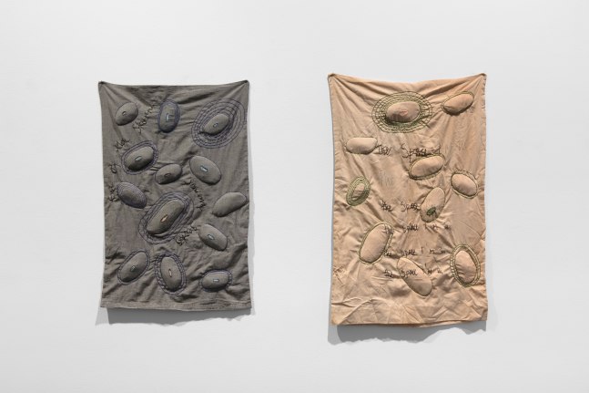 Installation view, Veronica Ryan, The Weather Inside, September 7 – October 19, 2019