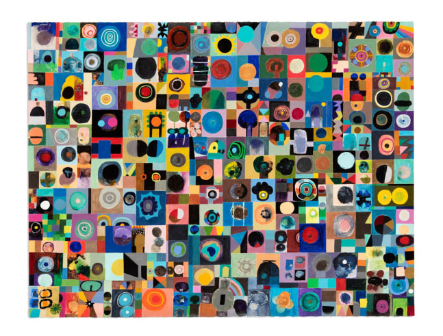 Ralph Lemon Untitled 7, 2022 acrylic and oil on paper 30 x 50 in. (76.2 x 127 cm) frame: 41 1/4 x 52 15/16 x 2 in. (104.8 x 134.5 x 5.1 cm)