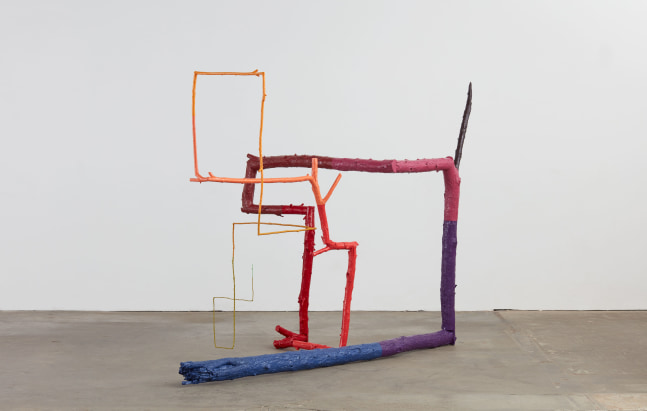 Evan Holloway Late Afternoon, 2017 bronze, oil, enamel 64 1/4 x 92 1/2 x 58 1/2 in. (163.2 x 235 x 148.6 cm)