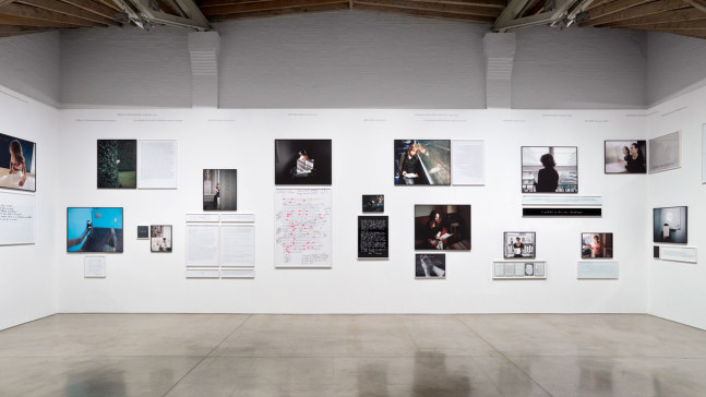 Installation view, Take Care of Yourself, Paula Cooper Gallery, 534 W 21st Street, New York. April 9 - June 6, 2009. © 2009 Sophie Calle / Artists Rights Society (ARS), New York / ADAGP, Paris. Courtesy of Sophie Calle and Paula Cooper Gallery, New York.